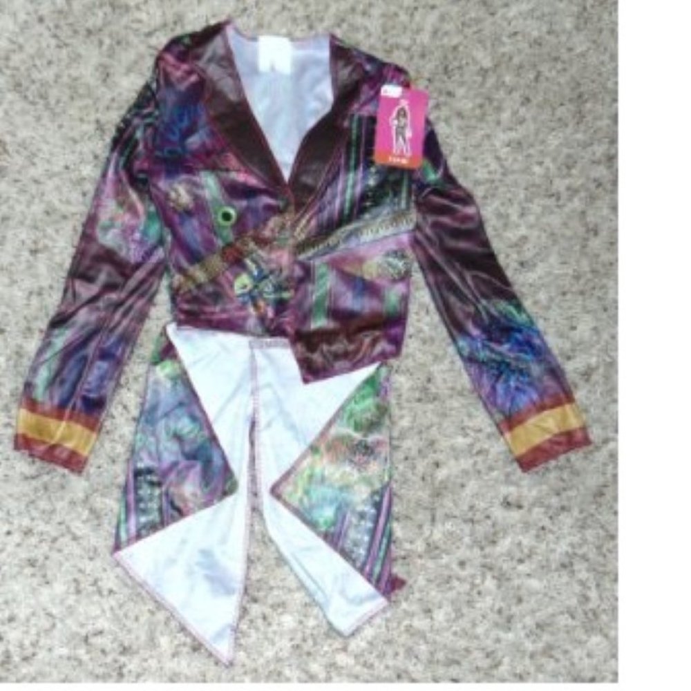 Descendants Celia Halloween Costume 4/6 Jumpsuit, Jacket, Hat 3 Pc Girls Disney - Picture 5 of 9